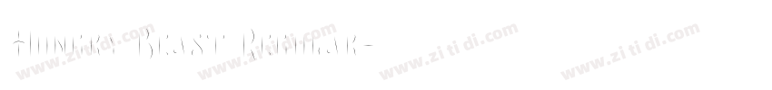 Hungry Beast Regular字体转换 Hungry Beast Regular字体转换